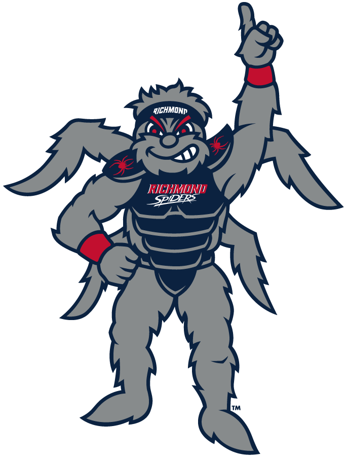 Richmond Spiders 2011-2017 Mascot Logo v2 diy DTF decal sticker